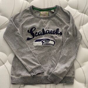 Tommy Bahama Gray Football Sweatshirt